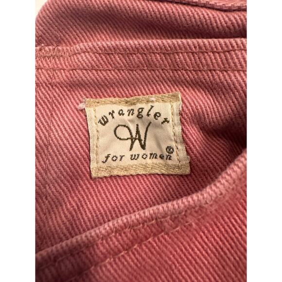 Vtg 90s Wrangler for Women Pink Mom Straight Leg Jeans Size 12 30" Inseam - Picture 2 of 5